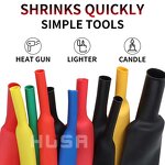 Heat Shrink Tubing Manufacturer - OEM/ODM Custom 2:1 Ratio Heat Shrink Tubing Thermoresistant Tube Heat Shrink Wrapping Kit