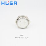 Short Thin Push Button Switch Factory - OEM/ODM Custom 30mm Short Stroke Mini IP65 Waterproof Momentary Push Button Switch