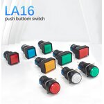 Plastic Push Button Switch Manufacturer - OEM/ODM Custom 16mm Latching Momentary Plastic Push Button Switch Illuminated LA16