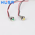 Waterproof Panel LED Indicator Light Factory - OEM/ODM Custom High Quality 24V Waterproof Green Panel LED Indicator Light 10mm