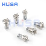 LED Metal Rotary Switch Factory - OEM/ODM Custom 16-22mm LED Metal Rotary Switch 2/3 Way IP65 Self-locking Selector Illuminated