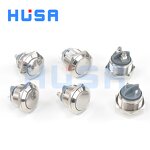 Push Button Switches Factory - OEM/ODM Custom 19mm 1NO Momentary IP65 Waterproof Metal Industry Control Switch