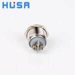 Waterproof LED Indicator Light Factory - OEM/ODM Custom 25mm Panel Mounted Waterproof LED Indicator Light Metal Screw Feet Pins