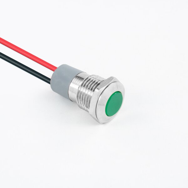 Metal Mini LED Indicator Lamp Factory - OEM/ODM Custom Quality Metal Mini LED Indicator Lamp 220V 380V Waterproof 12MM Mounting