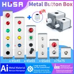 Push Button Switch Junction Box Manufacturer - OEM/ODM Custom Outdoor Electrical Junction Box Porous Metal Waterproof Button Box