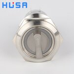 Metal Selector Switch Button Factory - OEM/ODM Custom Wholesale 22mm Metal Selector Switch Button 3 Position Latching Momentary