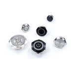 Waterproof Push Button Switch Manufacturer - OEM/ODM Custom 12-30mm Short Stroke Mini Waterproof Metal Push Button Switch