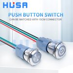Industrial Automation Control Switch Factory - OEM/ODM Custom 16-40mm Momentary Latching Push Button Switch IP65 Anti Vandal