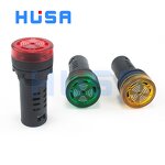 Industrial LED Audio Indicator Buzzer Factory - OEM/ODM Custom 22mm Industrial LED Audio Indicator Buzzer High Sound Piezo Metal