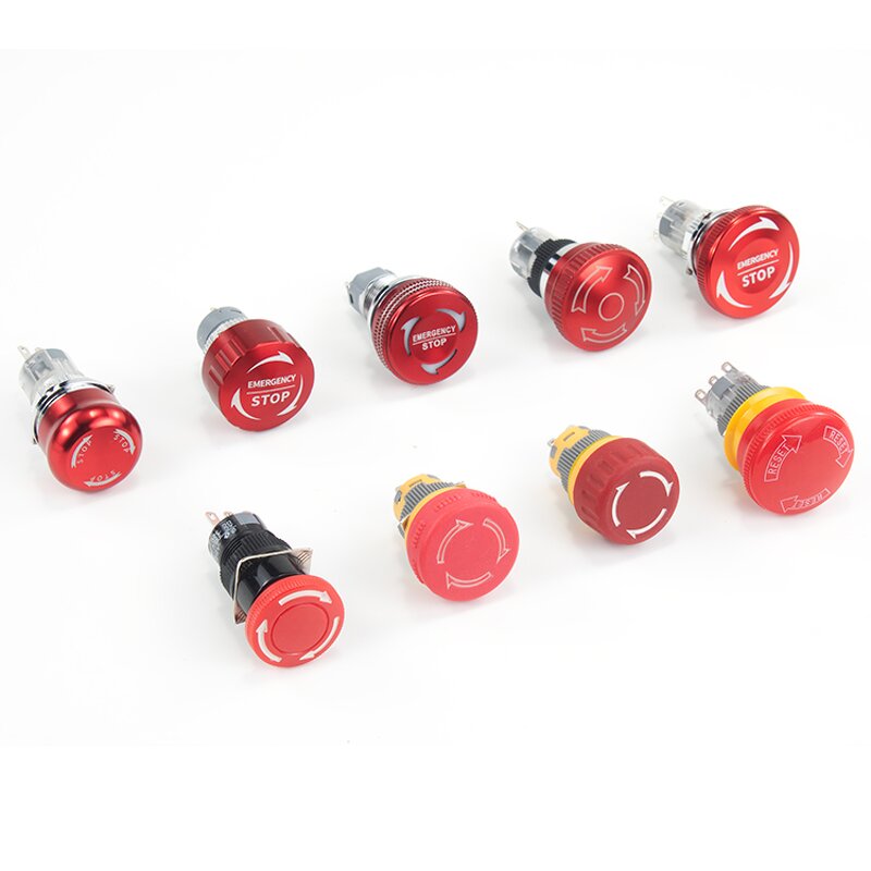 Waterproof E-stop Switch Factory - OEM/ODM Custom Push-button Switch Manufacturer Waterproof Latching E-stop Switch 16mm Rotary