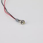 Metal LED Indicator Light Manufacturer - OEM/ODM Custom Wholesale 6mm Metal LED Indicator Light with 150mm Wire 3-220V Waterproof
