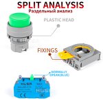 LAY6 Button Switch Factory - OEM/ODM Custom LAY6 Button Switch Self Reset High Head 22mm Start DIY 1NO 1NC Instantaneous