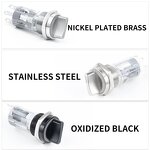 High Quality Metal Rotary Button Switch Manufacturer - OEM/ODM Custom 19mm Metal Rotary Button Switch 2/3 Position Self-Locking