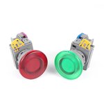 LAY6 LED Button Switch Factory - OEM/ODM Custom LAY6 22mm LED Button Switch Self Reset Lock Instantaneous 1NO1NC Plastic Head