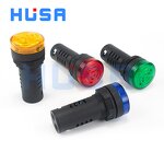 LED Audio Optical Buzzer Factory - OEM/ODM Custom 22mm Industrial LED Audio Optical Buzzer High Sound Piezo IP65 Waterproof