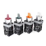 XB2 Self-Reset Momentary Metal Rotary Button Switch Factory - OEM/ODM Custom XB2 22mm Self-Reset Momentary Metal Rotary Button