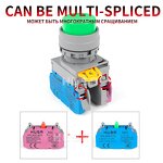 LAY6 Button Switch Factory - OEM/ODM Custom LAY6 Button Switch Self Reset High Head 22mm Start DIY 1NO 1NC Instantaneous