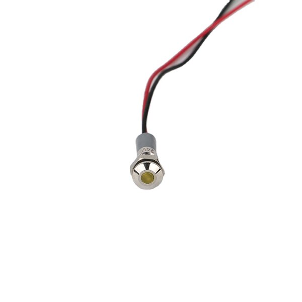 Metal LED Indicator Light Manufacturer - OEM/ODM Custom Wholesale 6mm Metal LED Indicator Light with 150mm Wire 3-220V Waterproof
