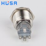 Metal Rotary Selector Switch Factory - OEM/ODM Custom Hotsale 22mm Metal Rotary Selector Switch Self-reset Momentary Anti Vandal