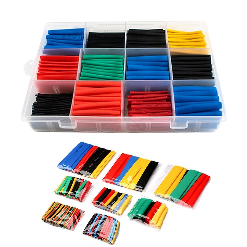 Heat Shrink Tubing Manufacturer - OEM/ODM Custom 2:1 Ratio Heat Shrink Tubing Thermoresistant Tube Heat Shrink Wrapping Kit