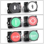 XB2 Button Switch Factory - OEM/ODM Custom XB2 Button Switch Self Reset Flat Head 22mm Start 1NO NC Momentary Plastic Head