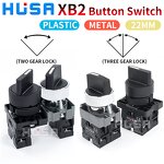 XB2 Knob Button Switch Manufacturer - OEM/ODM Custom XB2 Knob Button Switch Self Reset 22mm Start 1NO NC Momentary Metal Plastic