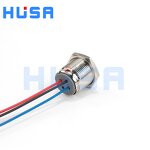 Bi-Color LED Indicator Signal Lamp Manufacturer - OEM/ODM Custom 16MM Bi-Color Tri-Color LED Indicator Signal Lamp Wire Waterproof