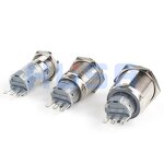 Rotary Switch Factory - OEM/ODM Custom Rotary Switch Factory 16-22mm 1NO1NC Toggle Switch 2/3 Positions IP67 Waterproof