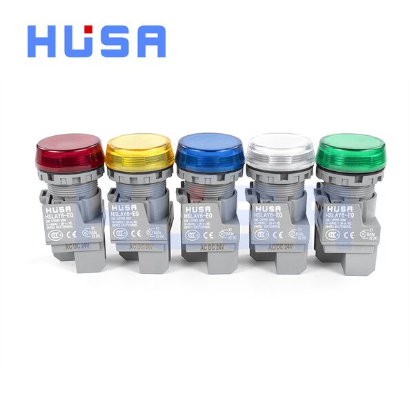 Waterproof IP65 Button Switches Factory - OEM/ODM Custom LAY6 Push Button Switch 22MM Warning Indicator 6-220V Waterproof IP65