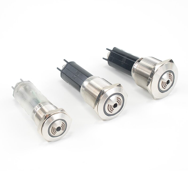 LED Audio Buzzer Factory - OEM/ODM Custom 16-22mm Optical LED Audio Buzzer IP65 Waterproof 12V DC AC High Sound Piezo