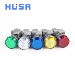 Waterproof IP65 Button Switches Factory - OEM/ODM Custom LAY6 Push Button Switch 22MM Warning Indicator 6-220V Waterproof IP65