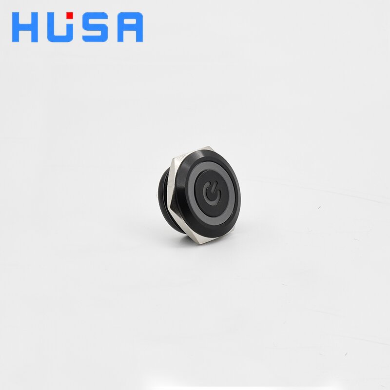 Push Button Switch Factory - OEM/ODM Custom Customized 22mm Flat Head Push Button Switch Waterproof IP67 LED Illuminated