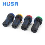 LED Audio Optical Buzzer Factory - OEM/ODM Custom 22mm Industrial LED Audio Optical Buzzer High Sound Piezo IP65 Waterproof