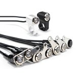 Motorcycle Accessories Button Factory - OEM/ODM Custom Heavy Duty 16mm 19mm Motorcycle Accessories Button Aluminum Alloy