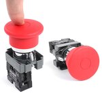 XB2 Metal Button Switch Factory - OEM/ODM Custom 22mm XB2 Metal Button Switch 1NO1NC Momentary Push Pull Emergency Mushroom