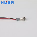 Flat Head Signal Pilot Lamp Factory - OEM/ODM Custom 6mm Flat Head Waterproof IP67 Signal Pilot Lamp 3-220V Metal LED Indicator