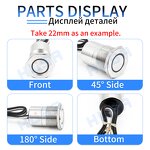 Metal Capacitive Touch Switch Factory - OEM/ODM Custom Metal Button Switch Self-reset Self-locking Waterproof 16-30mm Stainless