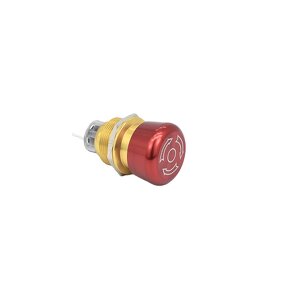 Mushroom Head Emergency Stop Switch Manufacturer - OEM/ODM Custom Mushroom Head Red Emergency Stop Push Button Switch 19mm Metal