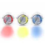 High Quality Metal Rotary Button Switch Manufacturer - OEM/ODM Custom 19mm Metal Rotary Button Switch 2/3 Position Self-Locking