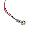 Flat Head Signal Pilot Lamp Factory - OEM/ODM Custom 6mm Flat Head Waterproof IP67 Signal Pilot Lamp 3-220V Metal LED Indicator