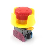 Emergency Push Button Switch Protection Cover Factory - OEM/ODM Custom 22mm Emergency Push Button Switch Protection Cover Yellow