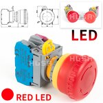 LAY6 DIY Instantaneous Button Switch Factory - OEM/ODM Custom LAY6 DIY Instantaneous Button Switch 1NO 1NC 10A 22mm Silver Contact