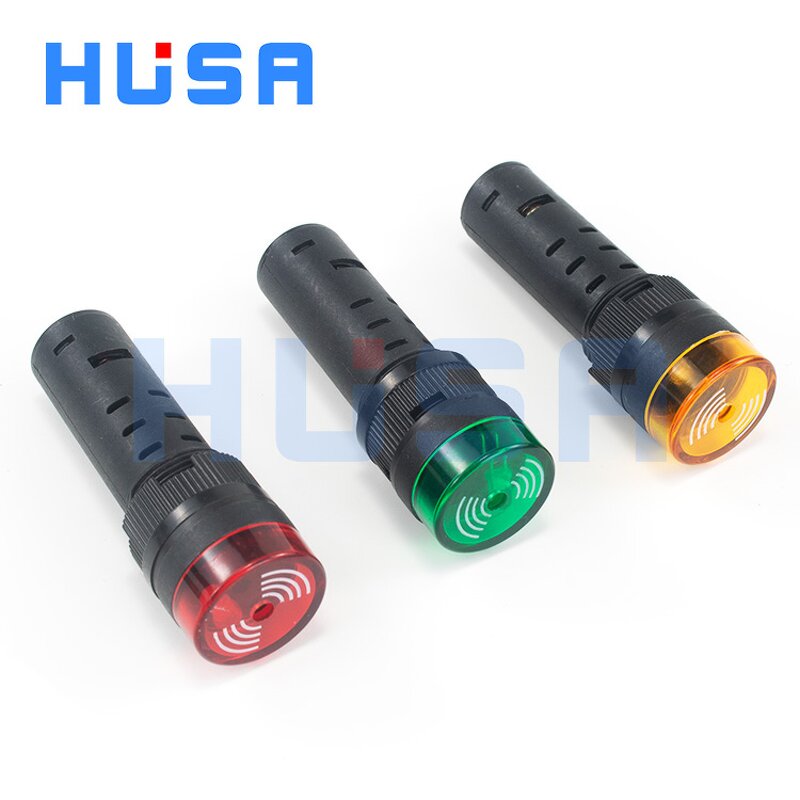 Industrial Plastic Buzzer Manufacturer - OEM/ODM Custom 16mm Industrial 24v Alarm Plastic Buzzer DC AC Active Sound Buzzer