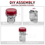 Waterproof IP65 Button Switches Factory - OEM/ODM Custom LAY6 Push Button Switch 22MM Warning Indicator 6-220V Waterproof IP65