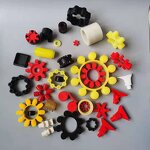 Rubber Coupling Buffer Pad Manufacturer - OEM/ODM Custom Ding Qing Rubber L050-L225 Coupling Buffer Pad Nylon Washer OEM