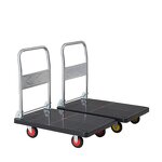 Portable Dolly Cart Factory - OEM/ODM Custom Size 906020cm Portable Dolly Cart with Rubber Wheels and Foldable Handle