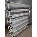 Warehouse Shelves Cart Factory - OEM/ODM Custom Multi Level Express E-commerce Sorting Warehouse Shelves Manual Steel Cart