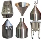 Injection Molding Hopper Factory - OEM/ODM Custom 304 Stainless Steel Conical Hopper Injection Molding Machine Filling Machine