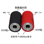 Rubber-coated Unpowered Roller Factory - OEM/ODM Custom Rubber-coated Unpowered Roller Printing Machine Laminating Machine Wheel