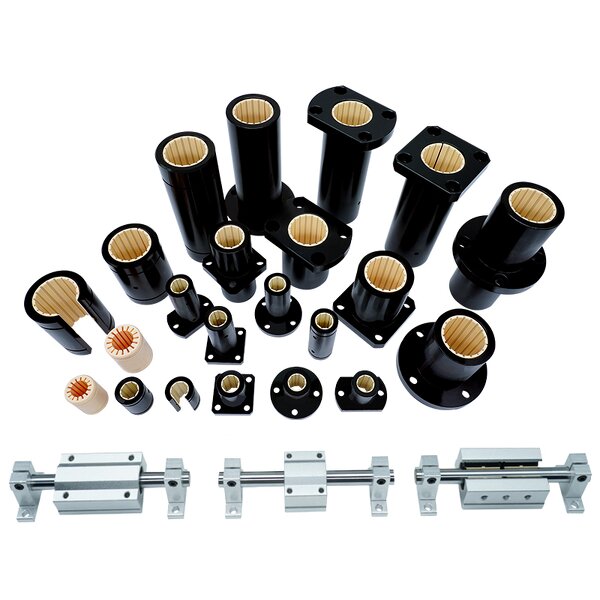 Engineering Plastic Linear Bearings Factory - OEM/ODM Custom LIN-11RL-12 LM12LUU Extended 12mm Plastic Linear Sliding Bearings
